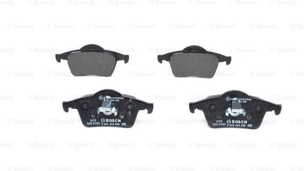 Brake Pad Set, disc brake 0986424539