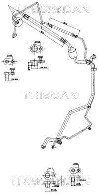 High/Low-pressure Line, air conditioning 9010 28089