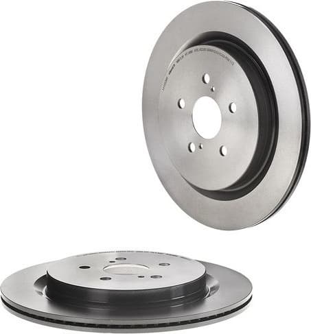 Brake discs kit rear, (2pcs), Top Quality DF6746