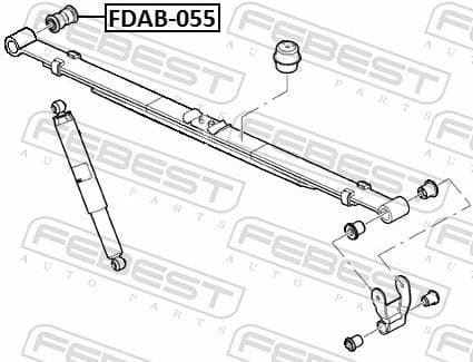 Bushing, leaf spring FDAB-055 - image 2