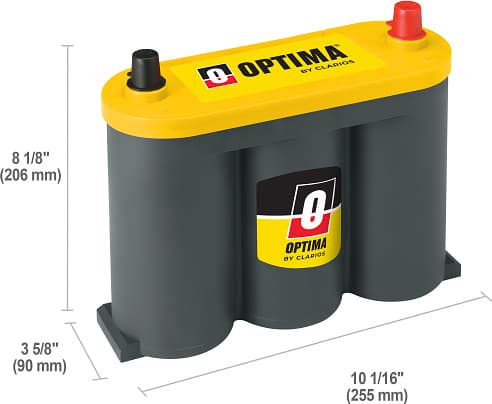 Starter Battery YELLOW TOP 8183560008882 - image 2
