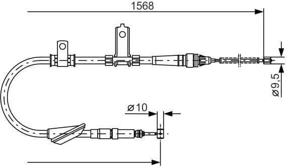 Cable Pull, parking brake 1987477791 - image 5