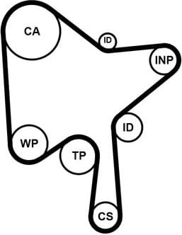 Water Pump & Timing Belt Kit CT1216WP2 - image 2