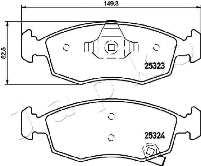 Brake Pad Set, disc brake 500228 - image 2