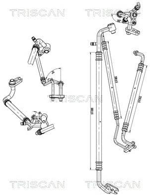 High/Low-pressure Line, air conditioning 9010 24003