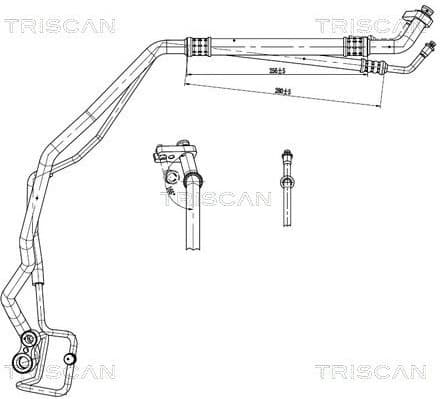 High/Low-pressure Line, air conditioning 9010 24013