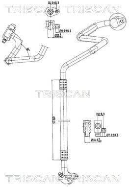 High/Low-pressure Line, air conditioning 9010 28083