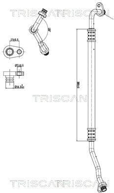 High/Low-pressure Line, air conditioning 9010 28044