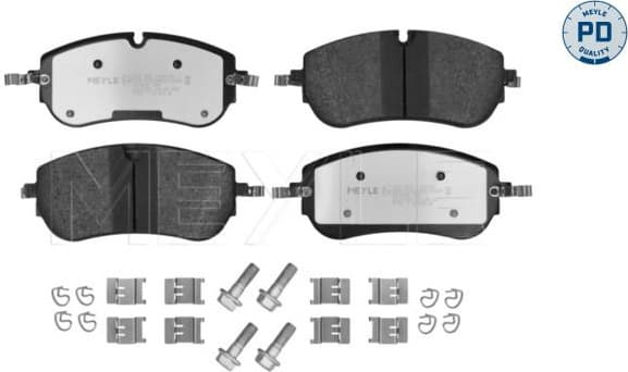 Brake Pad Set, disc brake MEYLE-PD: Advanced performance and design. 025 265 1120/PD