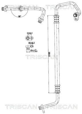 High/Low-pressure Line, air conditioning 9010 28047