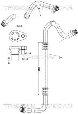 High/Low-pressure Line, air conditioning 9010 28009