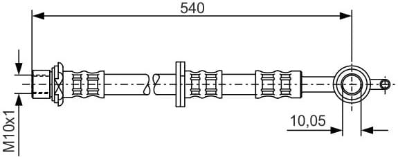 Brake Hose 1 987 476 833 - image 2