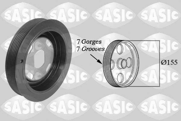 Belt Pulley, crankshaft 2150078