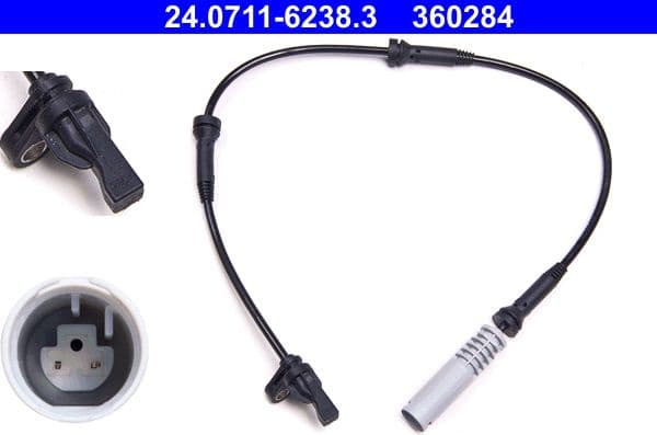 Sensor, wheel speed 24.0711-6238.3