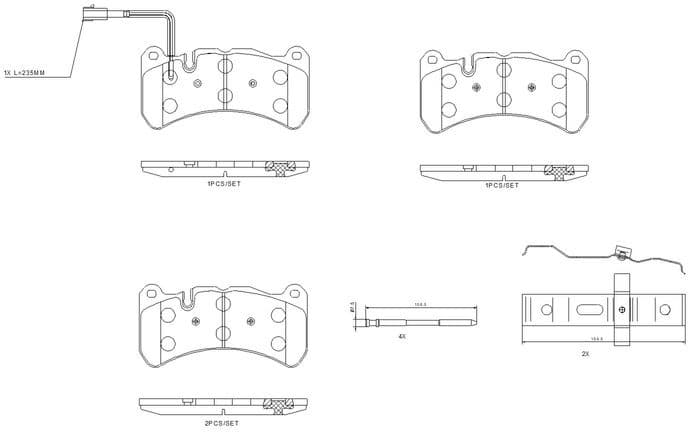Brake Pad Set, disc brake PRIME LINE P48003