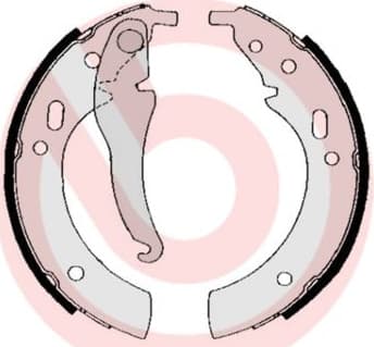 Brake Shoe Set ESSENTIAL LINE S 06 501