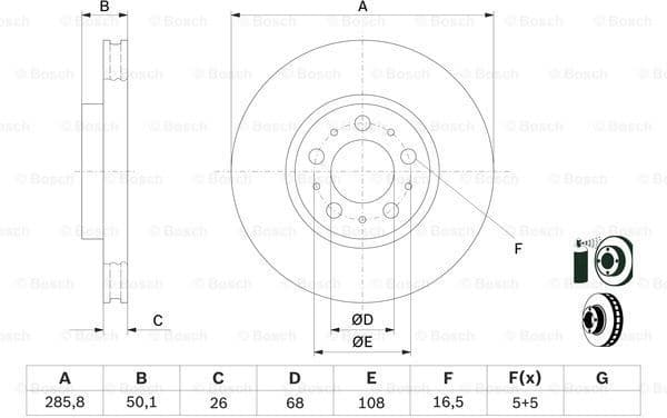 Brake Disc 0986479210 - image 5