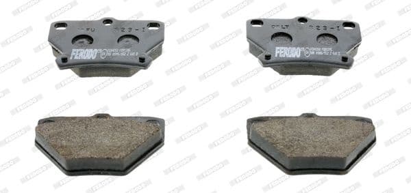 Brake pads rear, Top Quality FDB1395 - image 2