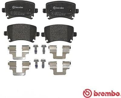 Brake pads rear, Top Quality P85073