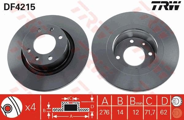 Brake Disc DF4215