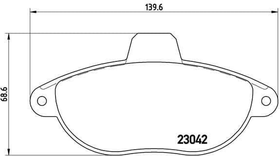 Brake Pad Set, disc brake PRIME LINE P23072