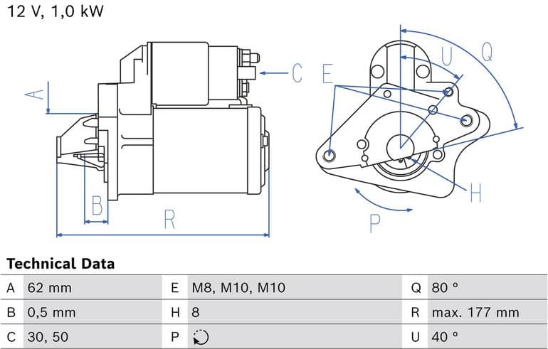 Starter 0 986 028 090
