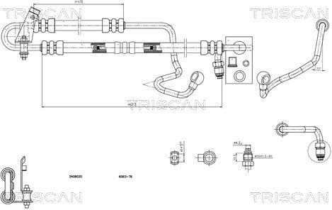 Hydraulic Hose, steering 8516 11013