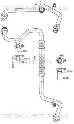 High/Low-pressure Line, air conditioning 9010 14001