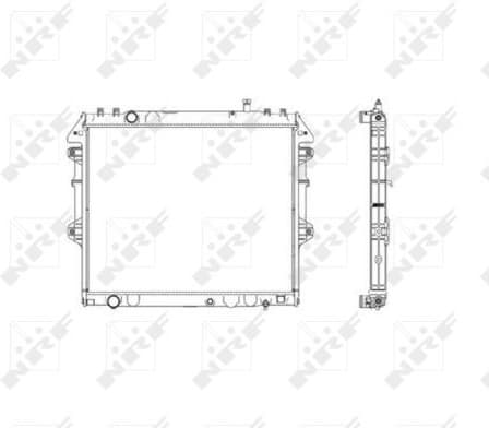 Radiator, engine cooling 53541 - image 5