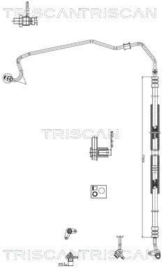 Hydraulic Hose, steering 8516 40002
