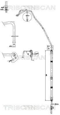 Hydraulic Hose, steering 8516 16037