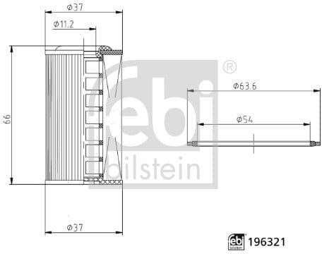Hydraulic Filter, automatic transmission 196321