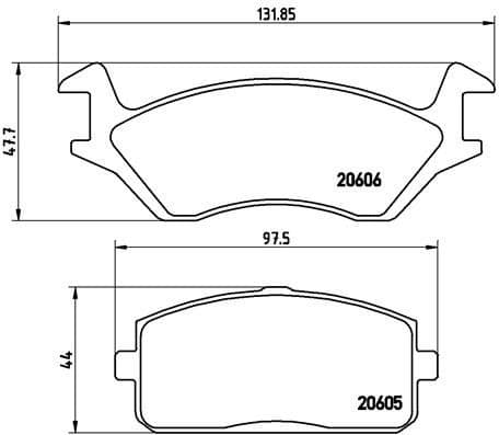 Brake Pad Set, disc brake PRIME LINE P 83 004