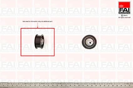 Tensioner Pulley, timing belt T9309