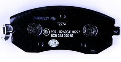 Brake Pad Set, disc brake 8DB 355 020-891