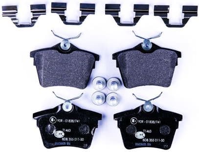 Brake Pad Set, disc brake 8DB 355 011-501