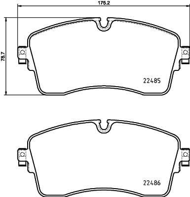 Brake Pad Set, disc brake 8DB 355 039-321 - image 2