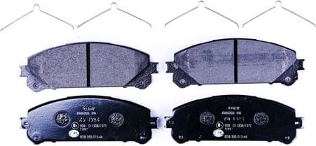 Brake Pad Set, disc brake 8DB 355 015-461