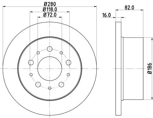 Brake Disc 8DD 355 113-711