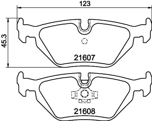 Brake Pad Set, disc brake 8DB 355 007-511 - image 3