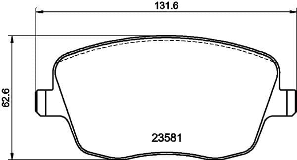 Brake Pad Set, disc brake 8DB 355 018-801 - image 4