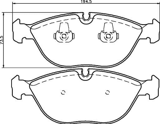 Brake Pad Set, disc brake 8DB 355 008-261 - image 4