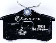 Brake Pad Set, disc brake 8DB 355 018-601 - image 2