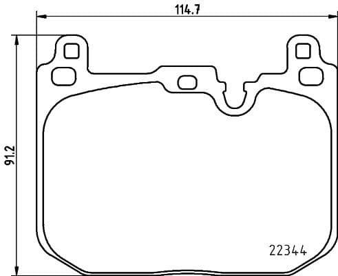 Brake Pad Set, disc brake 8DB 355 025-621 - image 4