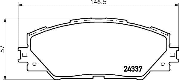 Brake Pad Set, disc brake 8DB 355 006-871 - image 3