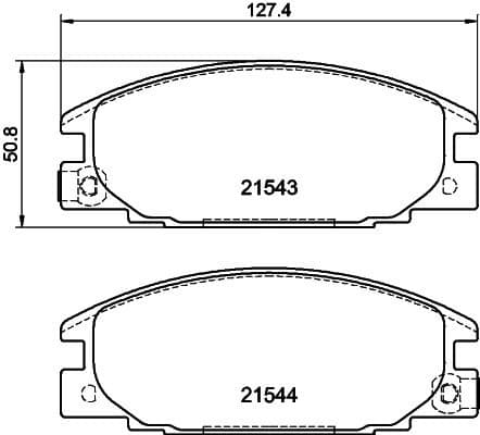 Brake Pad Set, disc brake 8DB 355 016-341 - image 4