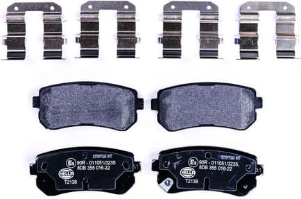 Brake Pad Set, disc brake 8DB 355 016-221