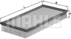 Filter air LX726 - image 2