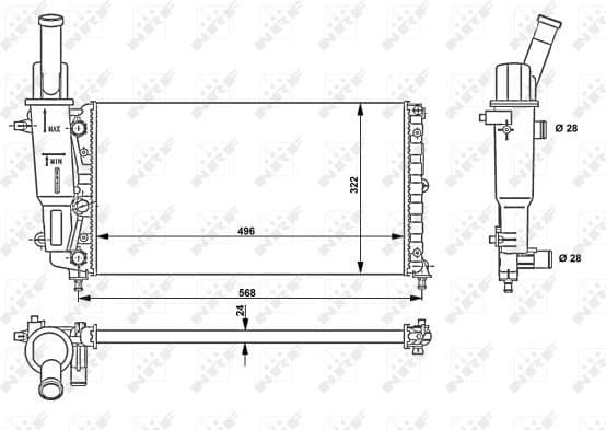 Radiator, engine cooling 58952 - image 4