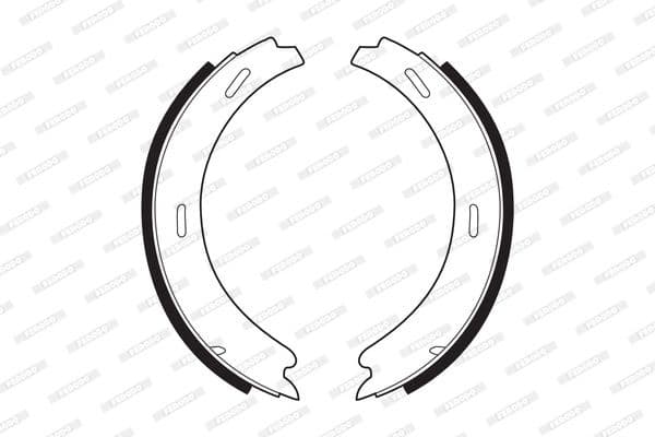 Brake shoes handbrake, Top Quality FSB196 - image 3